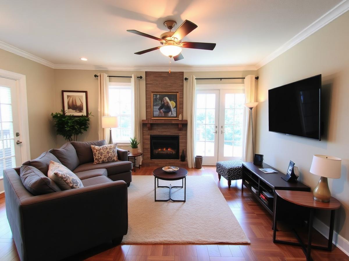 Furnished living room